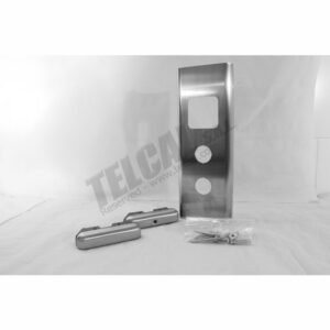 STAINLESS STEEL PLATE 100x227 METALLIC HEAD